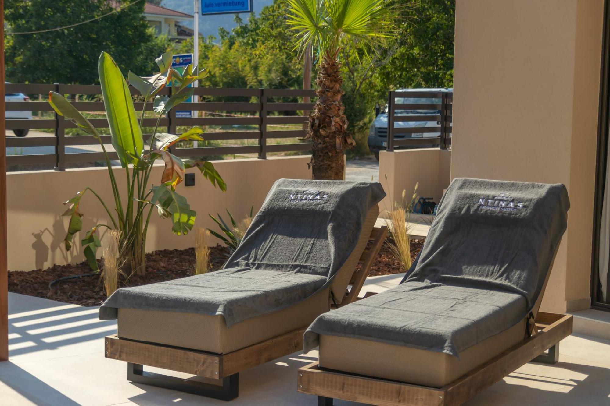 Ntinas Seaside Suites Skala Potamia  Bagian luar foto