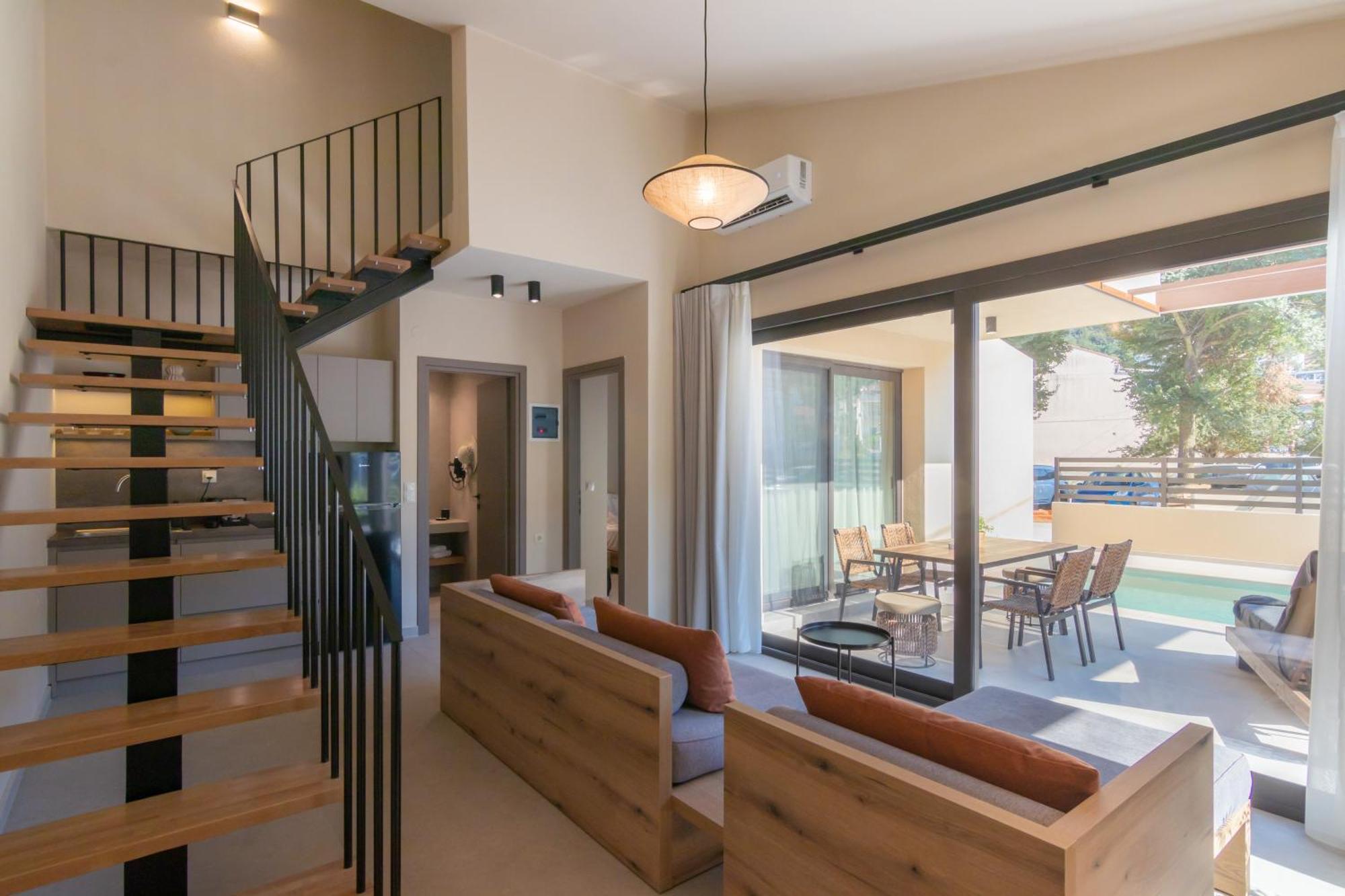 Ntinas Seaside Suites Skala Potamia  Bagian luar foto