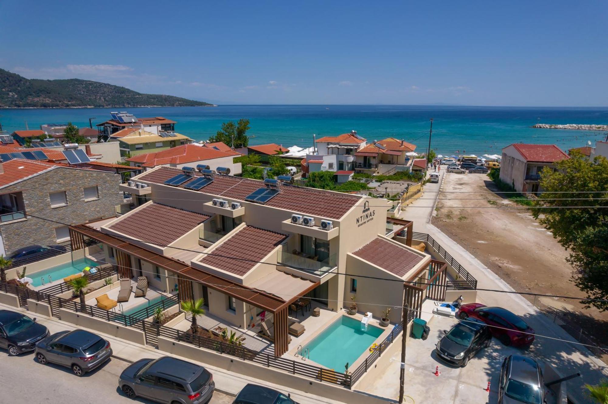 Ntinas Seaside Suites Skala Potamia  Bagian luar foto