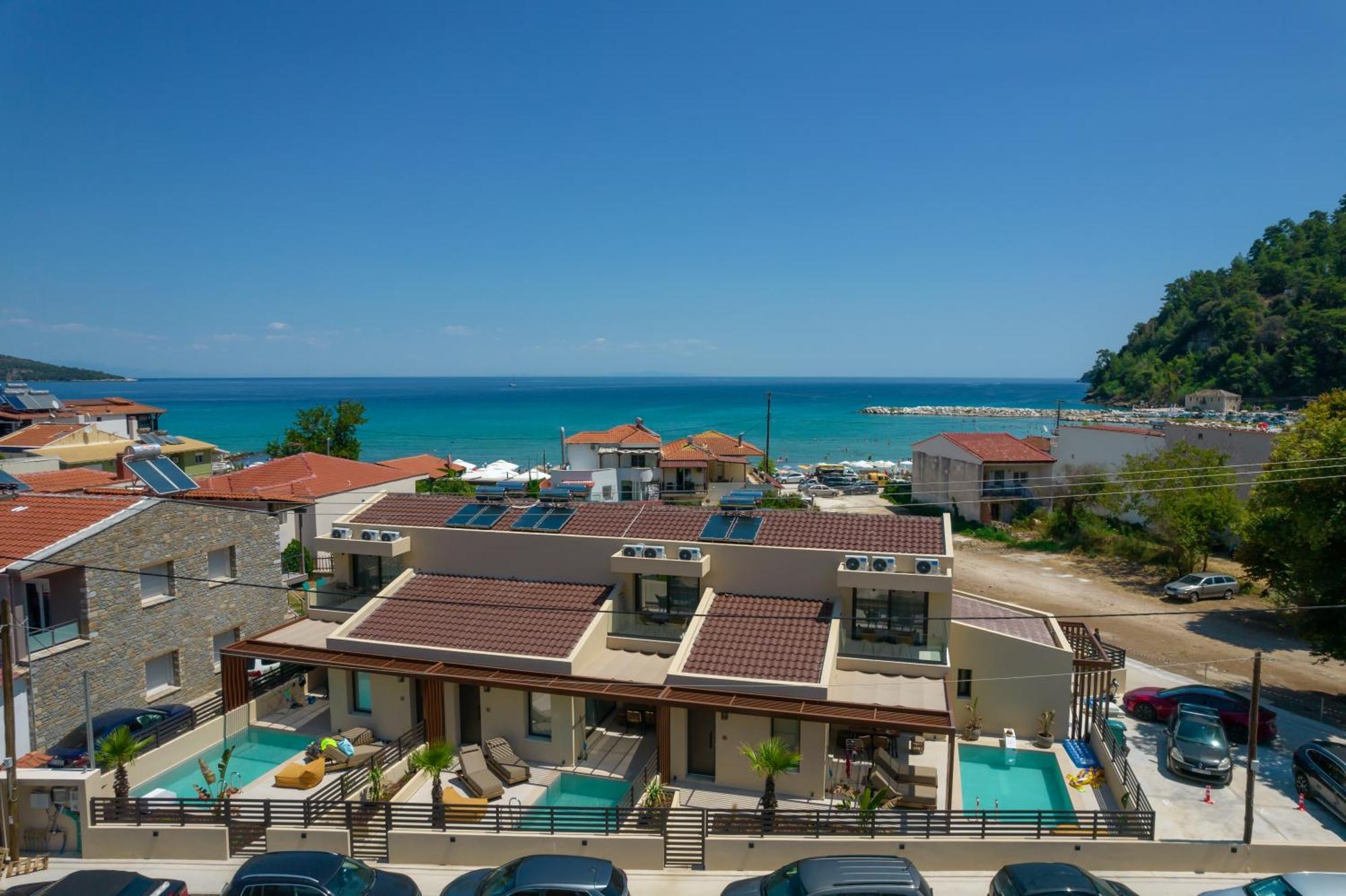 Ntinas Seaside Suites Skala Potamia  Bagian luar foto