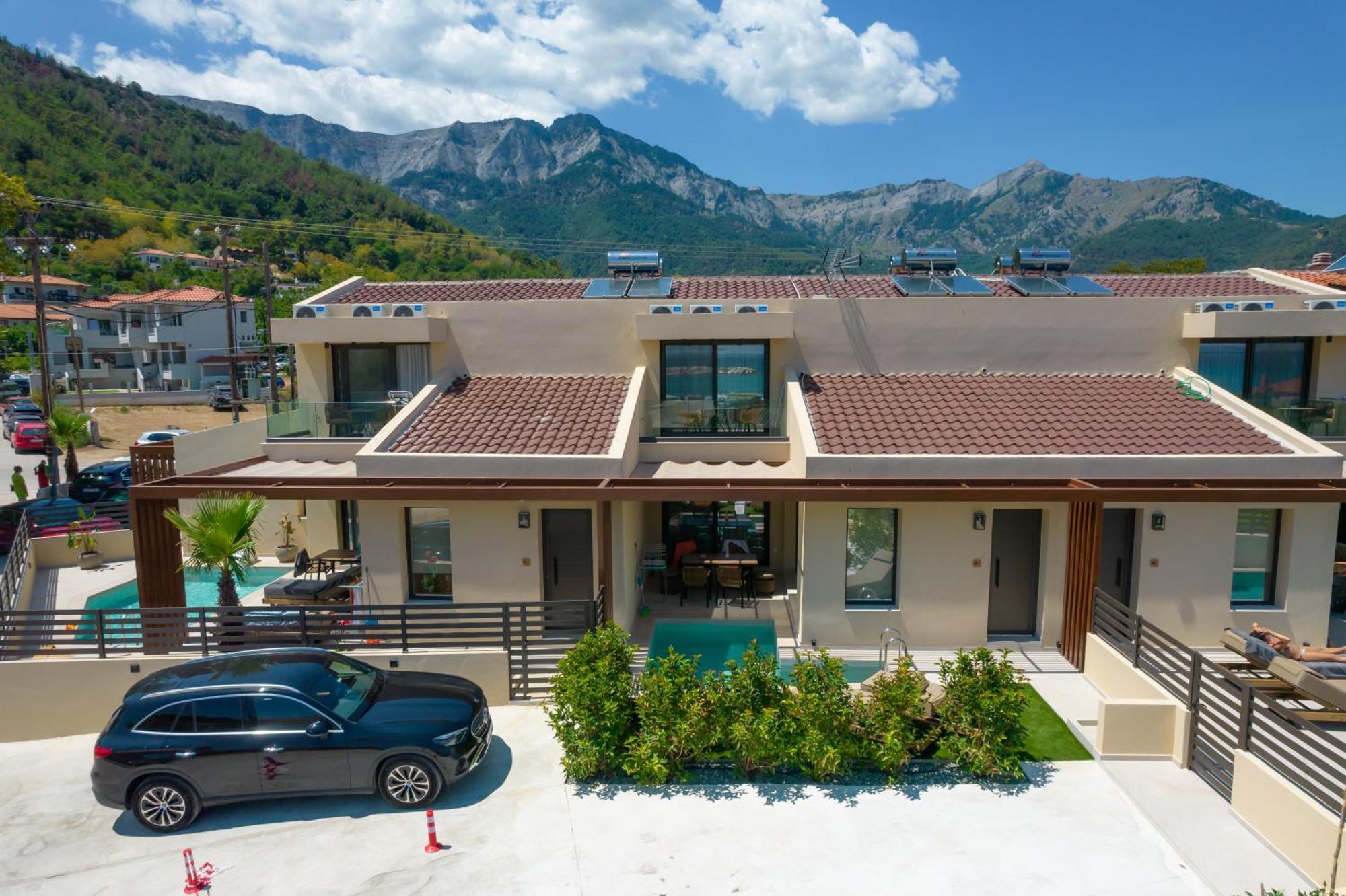 Ntinas Seaside Suites Skala Potamia  Bagian luar foto