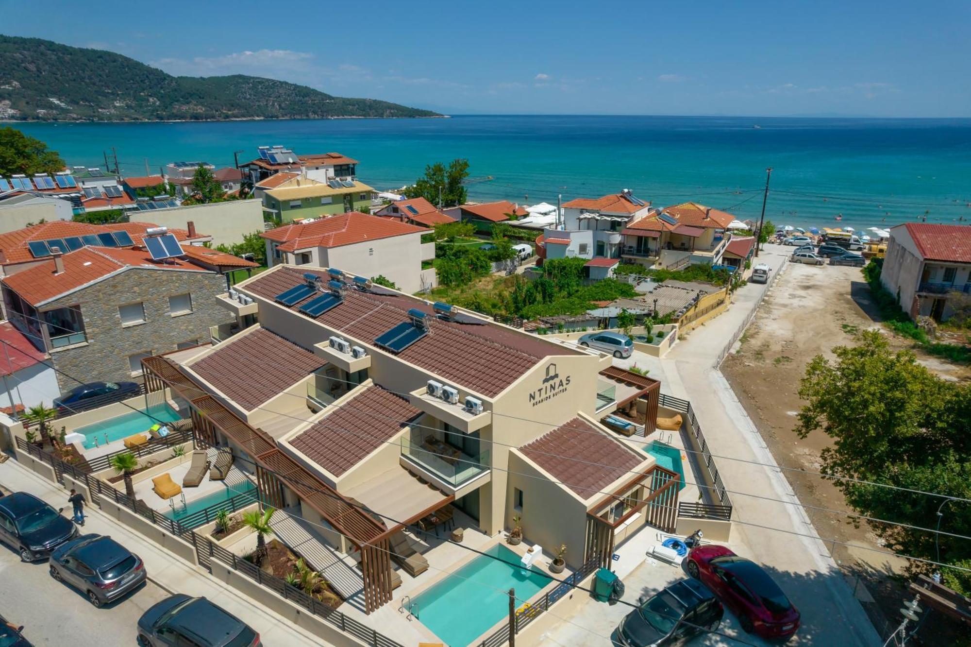 Ntinas Seaside Suites Skala Potamia  Bagian luar foto