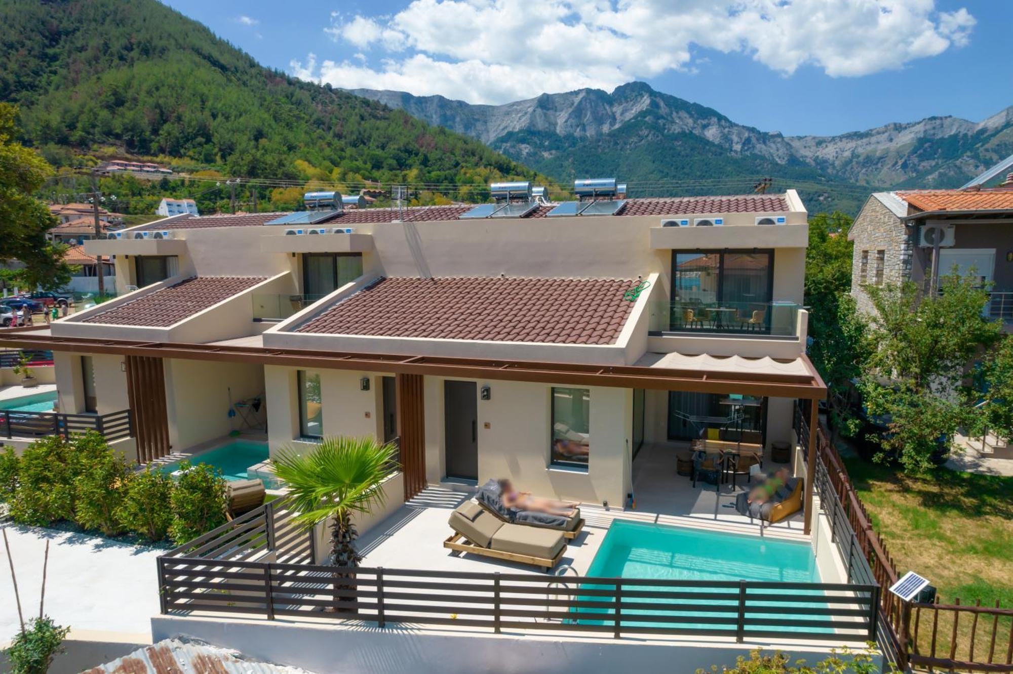Ntinas Seaside Suites Skala Potamia  Bagian luar foto